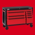 CRAFTSMAN 3000 Series 54-in W x 37-in H 8-Drawer Steel Rolling Tool Cabinet (Red)