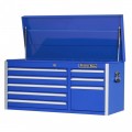 Extreme Tools 41-in 8 Drawer Top Chest- Blue