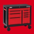CRAFTSMAN 3000 Series 41-in W x 37-in H 8-Drawer Steel Rolling Tool Cabinet (Red)