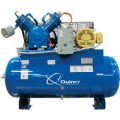 Quincy QT-15 Splash Lubricated Air Compressor with MAX Package - 15 HP, 230 Volt, 3 Phase, 120 Gallon Horizontal