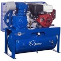 Quincy QP-7.5 Pressure Lubricated Reciprocating Air Compressor - 14 HP Kohler Gas Engine, 30-Gallon Horizontal